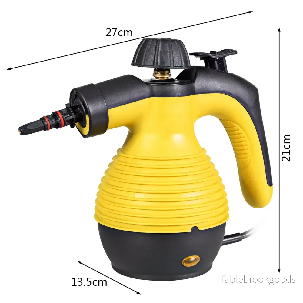 Steam – Cleaner Handhållen delad tillbehörssats och säker design – 9 – Gul - Bild 2