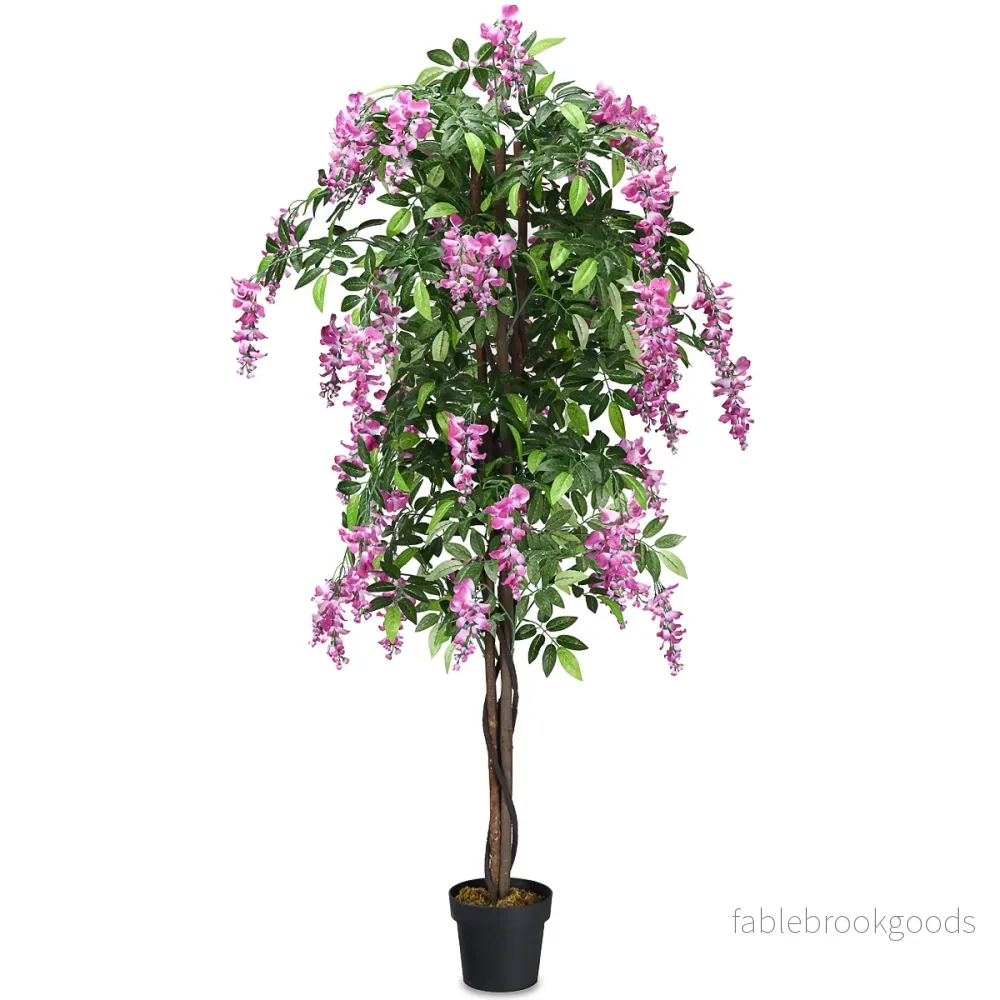 Konstgjord – växt Användbar Palm – 180 cm – Rosa - Bild 2