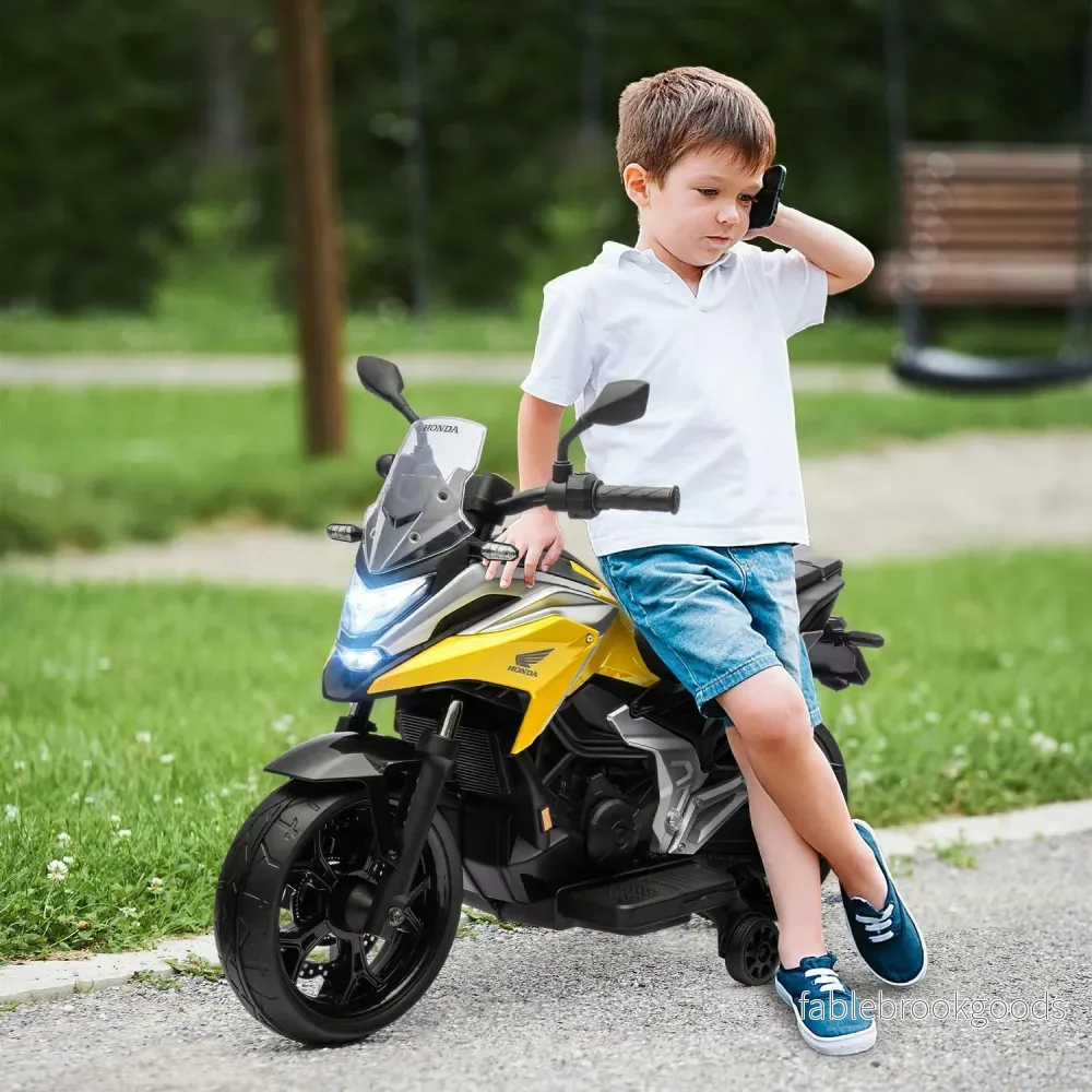 Elmotorcykel för barn med träningshjul, 3 km/h hastighet - Bild 2