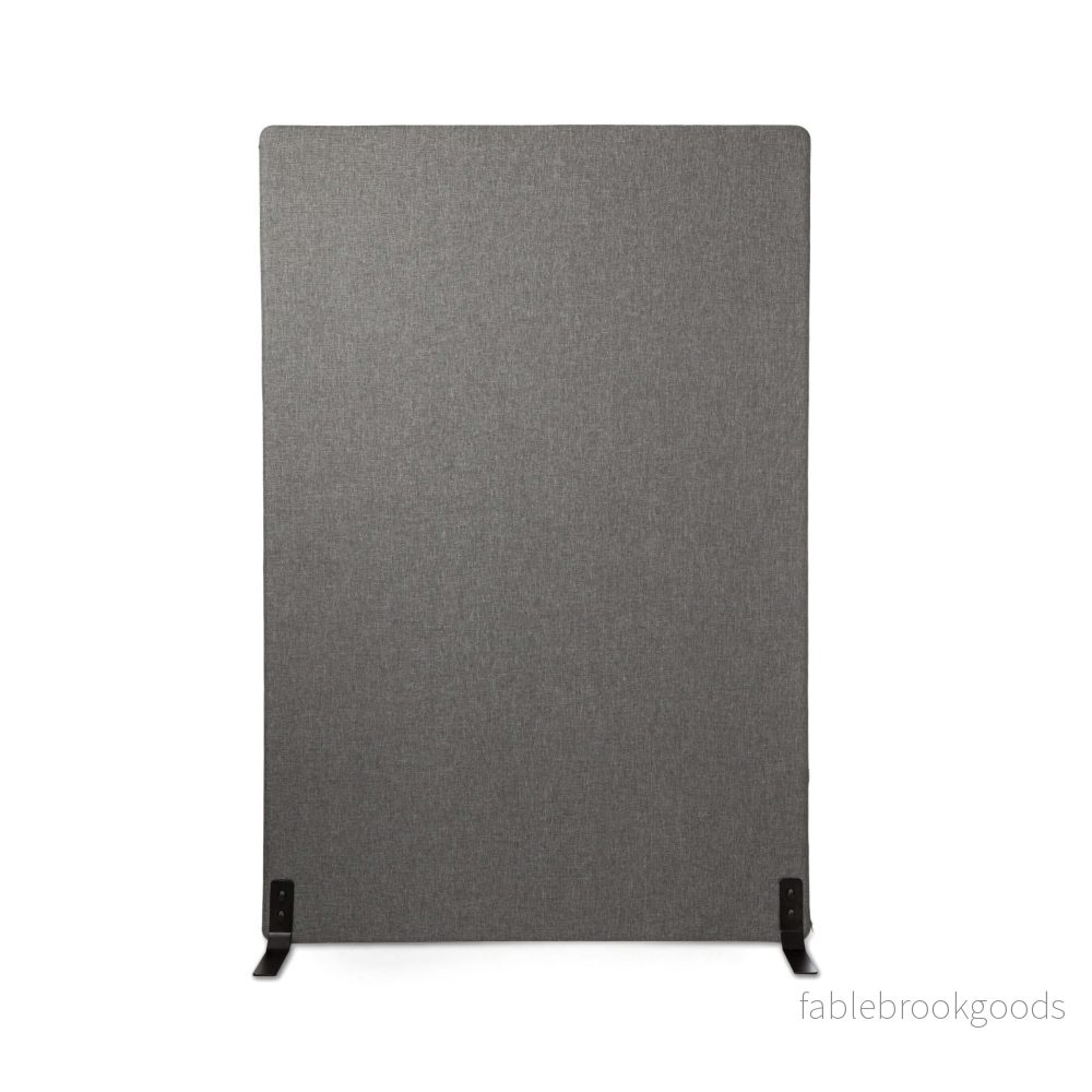 MUTE akustikskärm 1200 × 1800 mm - golvmodell, grå (Savio 09) - Bild 3