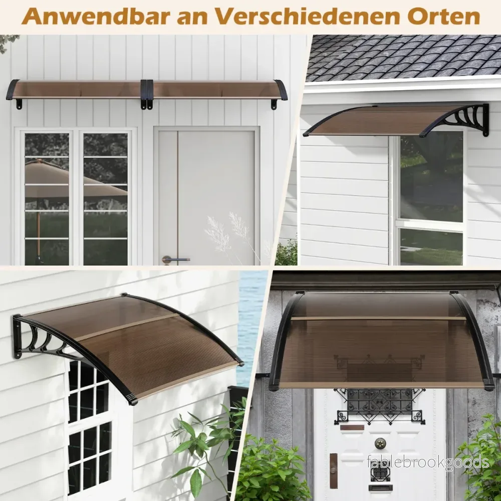 Kapell – för ytterdörr takbeläggning pent – 122 x 99 cm – Brun - Bild 3