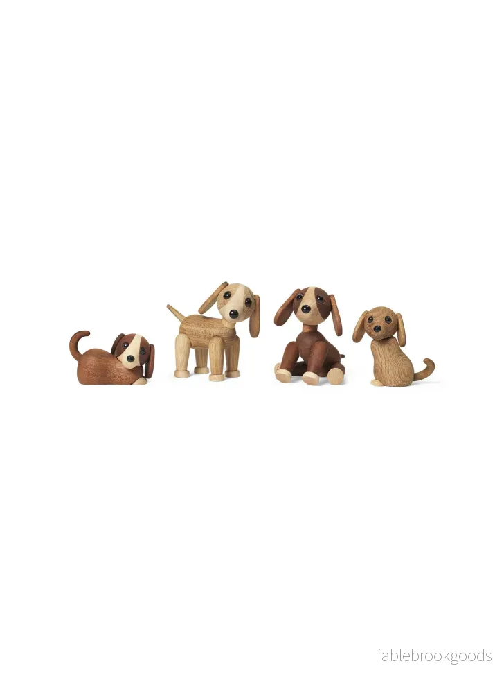 Jojo – Trähund Dekoration 5 cm FSC® - Bild 3