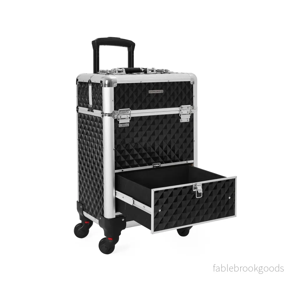Make-up Trolley-With 1 Drawer-Black Make-up Trolley-With 1 Drawer-Black