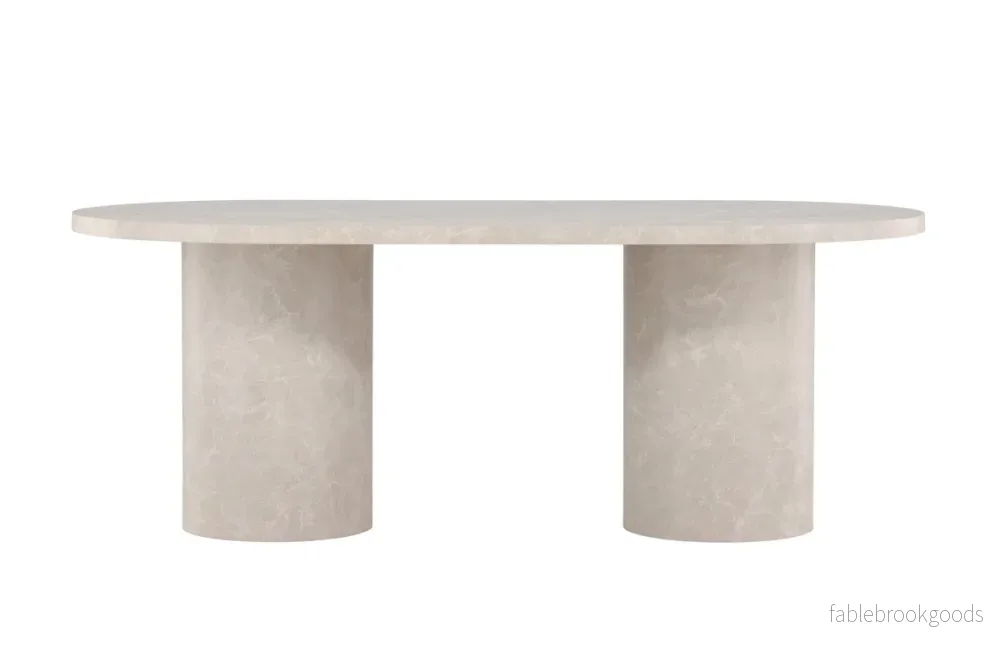 Narvik Matbord 200 x 100 cm Beige Travertinlook | Venture Home - Bild 2