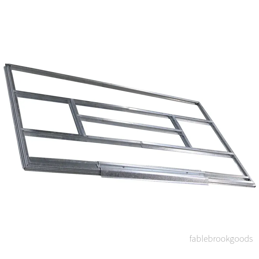 Verktygsbod – i metall trädgårdshus redskapsbod inklusive grund taktak – 213 x 130 x 173 cm – Mörkgrå - Bild 2
