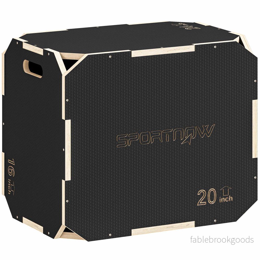 Plyobox 3-i-1, Trä, 61/51/41 cm, 120 kg, Svart