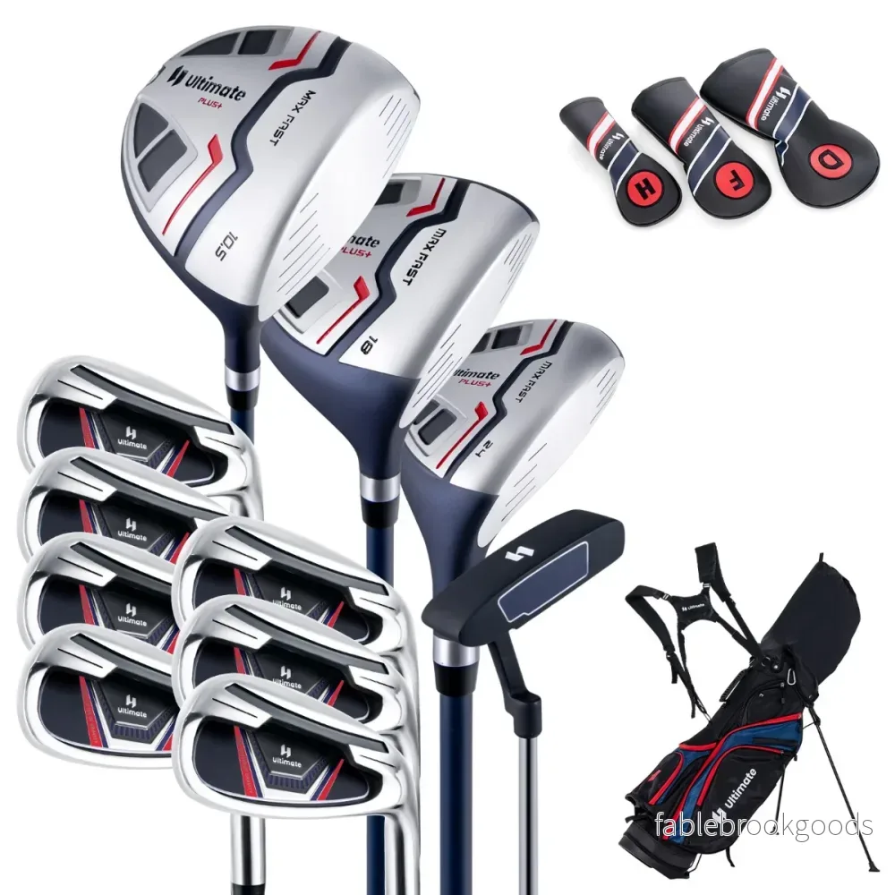 Golfklubbset – för män i delar, högerhänt med regnskydd – 11 – Blå