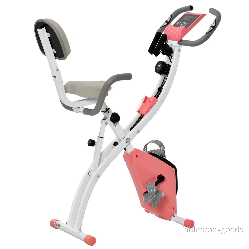 Fällbar motionscykel – 2-i-1 tränare med LCD och 8 motståndsnivåer Fällbar motionscykel – 2-i-1 tränare med LCD och 8 motståndsnivåer