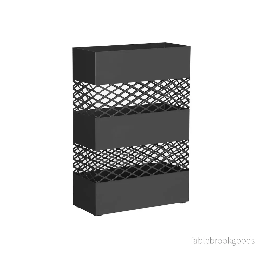 Paraplyställ – stilren design – svart