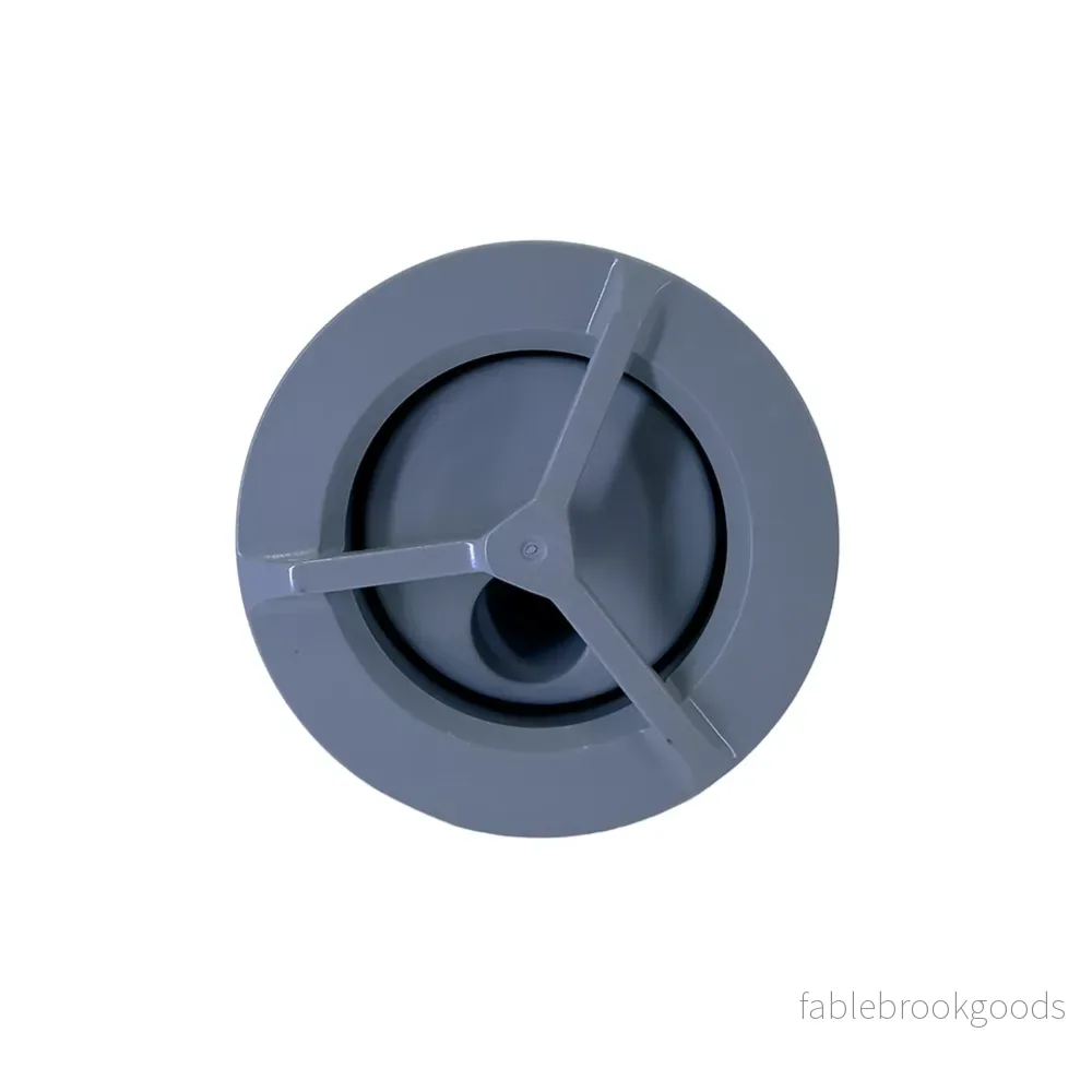 Jetmunstycke Roterande singel slim line grå 60 mm