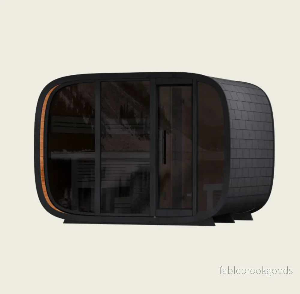 Leil® Saunas Round Cube Double Leil® Saunas Round Cube Double