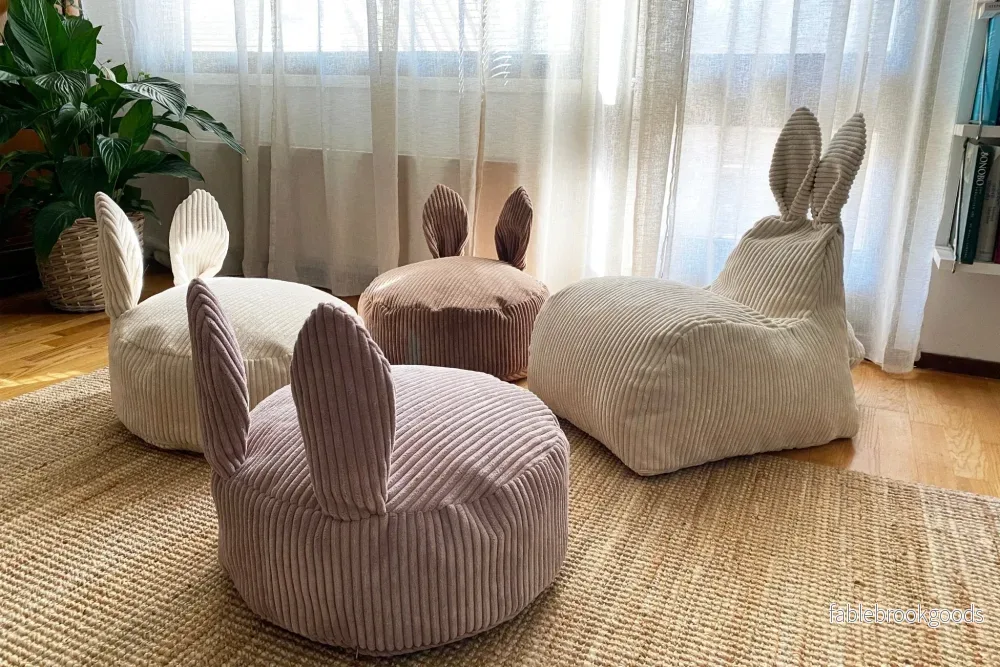 BUNNIE Pouf Bean Bag, Corduroy - Bild 2