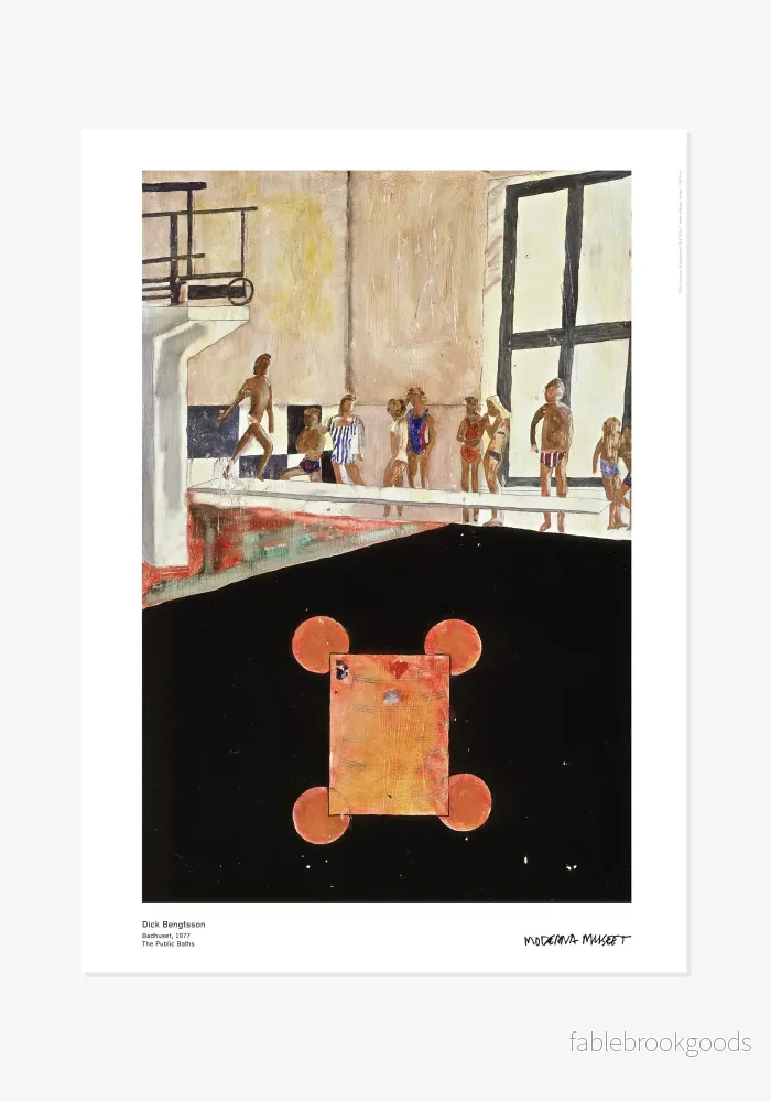 Poster, Dick Bengtsson, Badhuset Poster, Dick Bengtsson, Badhuset