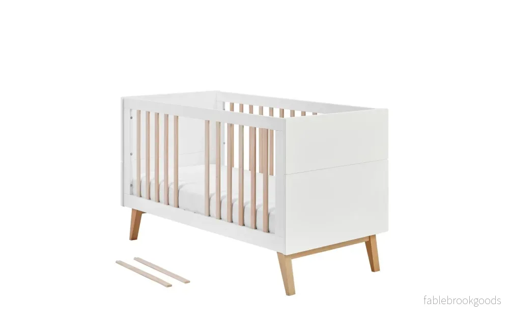 Sara Bed/Cot, 3 growing functions 140 x 70 cm White color - Bild 3