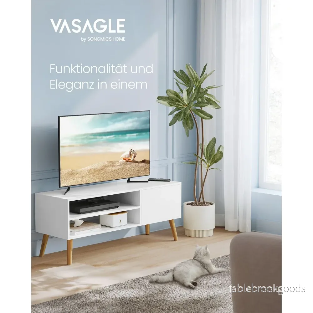 TV-möbler-1 dörr-40 x 120 x 49 cm-vit - Bild 2