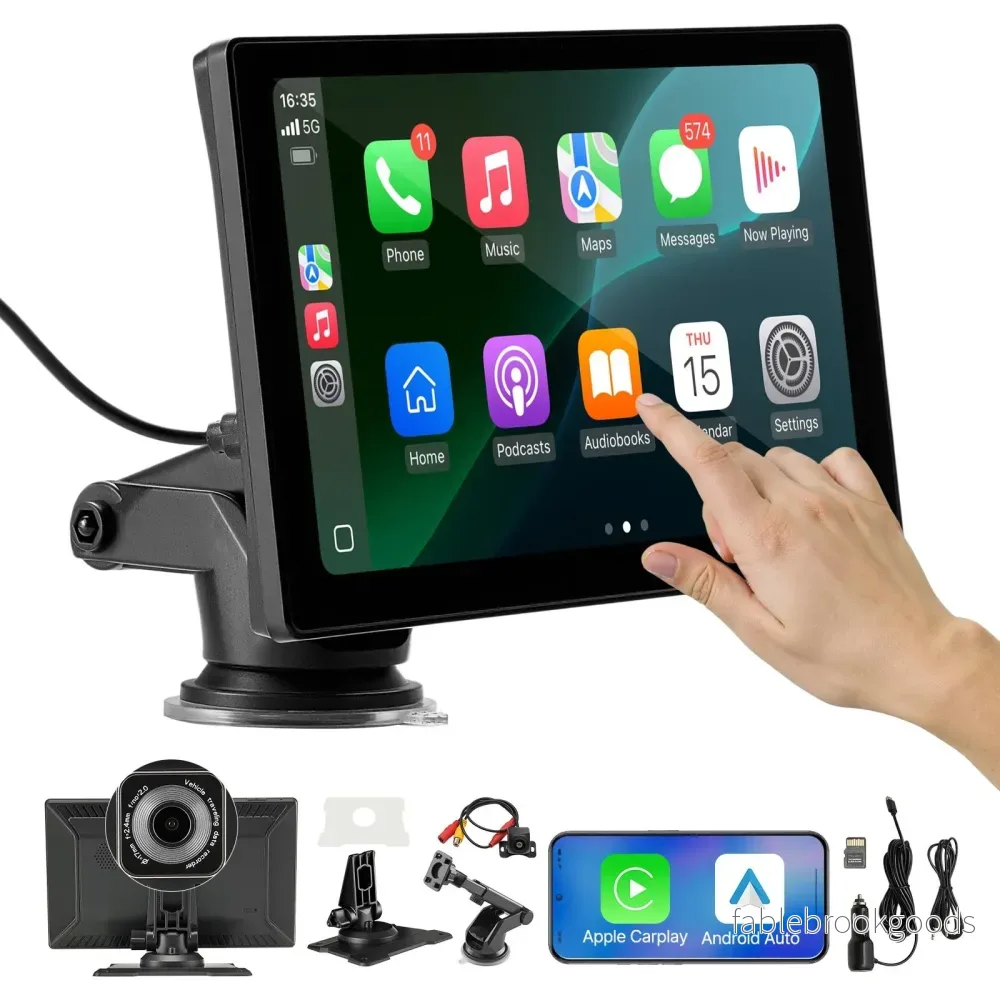 9″ CarPlay‑skärm PAKET med 4K‑kamera, backkamera & minneskort 9″ CarPlay‑skärm PAKET med 4K‑kamera, backkamera & minneskort