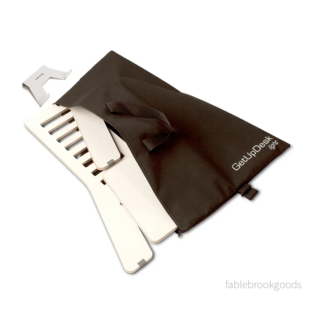 OUTLET – GetUpDesk Light – justerbar bordsskiva, kombinationspaket - Bild 2