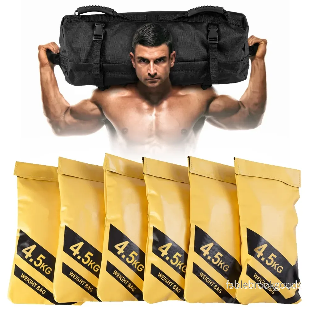 Power – bag Sandbag Core inkl. sandsäck – 6 x 5 kg 27 kg – Svart - Bild 3