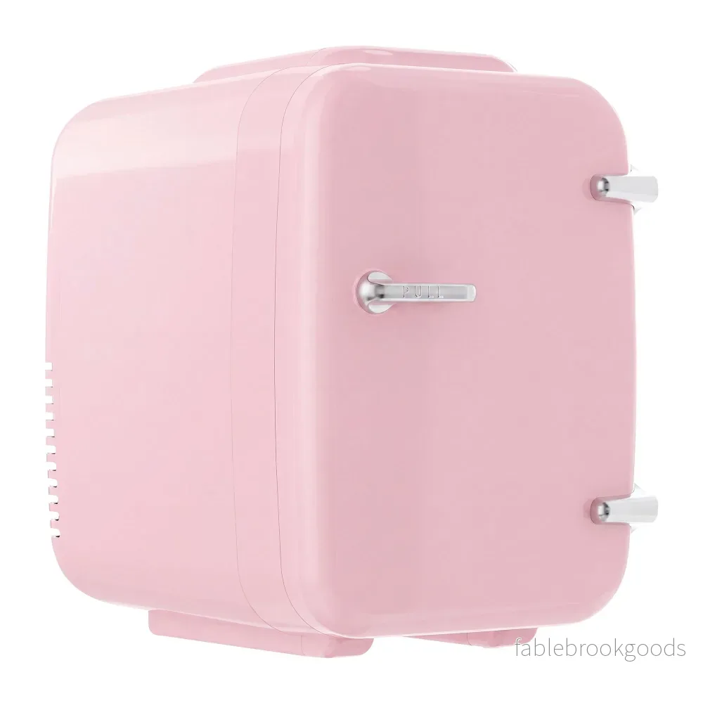Mini-koelkast – Draagbaar met Koel- en Verwarmfunctie – 12V/230V – 4 L – Roze – 28 x 20,5 x 29,5 cm Mini-koelkast – Draagbaar met Koel- en Verwarmfunctie – 12V/230V – 4 L – Roze – 28 x 20,5 x 29,5 cm