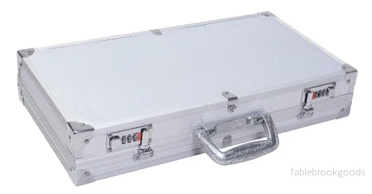Vapenväska – gevärsväska pistolväska aluminiumväska – 47 x 25 cm – Silver - Bild 3
