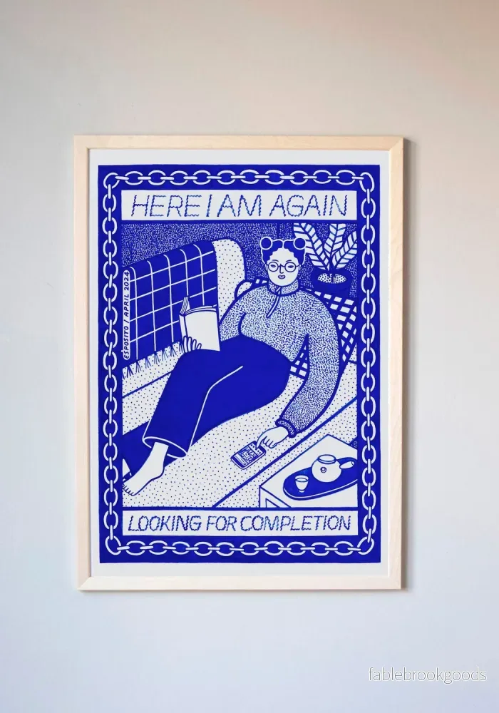 Poster, Elise Esposito, Addiction (Here i am again…) Poster, Elise Esposito, Addiction (Here i am again…)