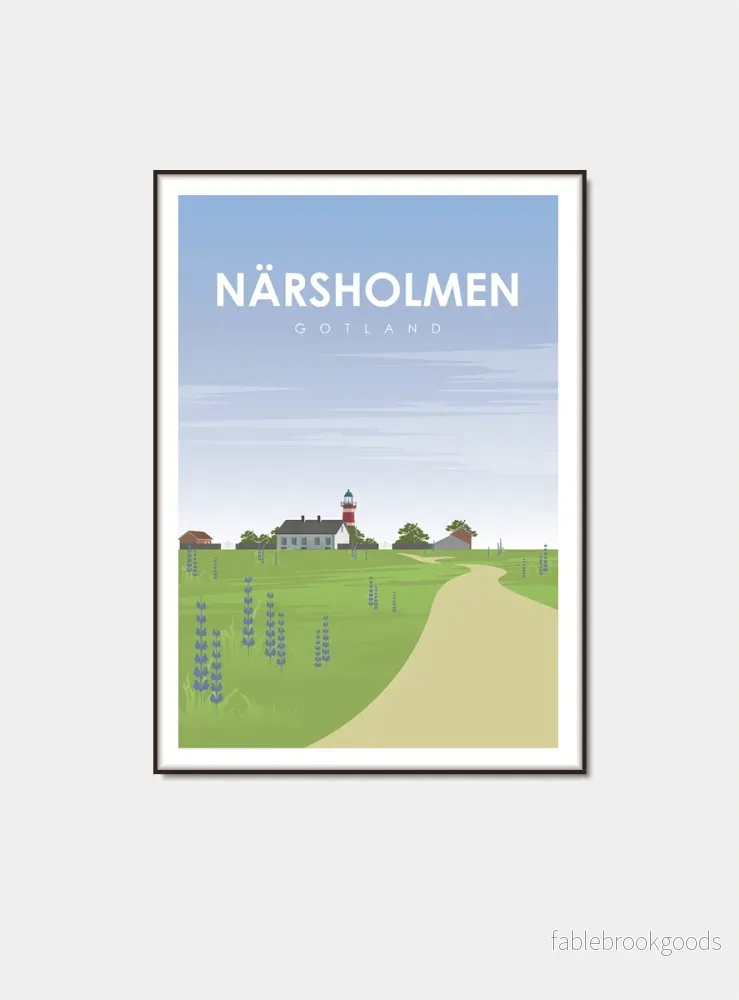 Närsholmen – Gotland poster Närsholmen – Gotland poster