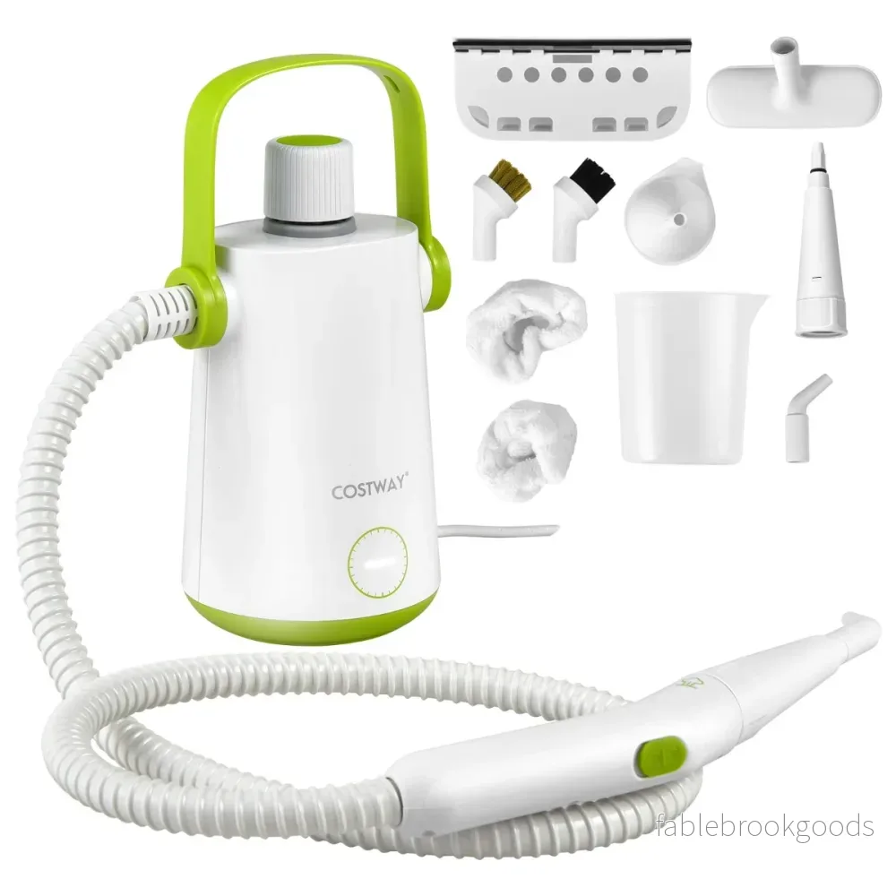 Multifunktionsångrengöringsmaskin – Bärbar handhållen med 1000W Power Green – Grön och vit - Bild 2