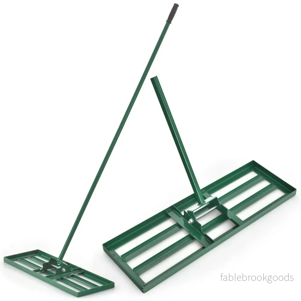 Utjämningsränna – med ergonomiskt handtag för marken – 75 x 25 cm – Grön - Bild 2