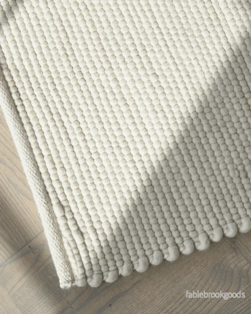 Dörrmatta Merino Vit - Bild 3