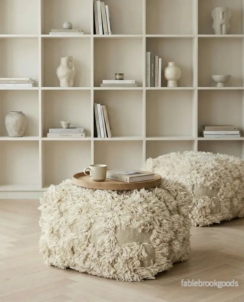 Puff Rio Ivory/Melange - Bild 3