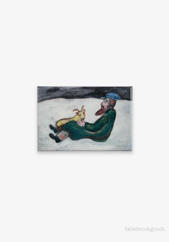 Magnet, Marc Chagall, Gubben och geten Magnet, Marc Chagall, Gubben och geten