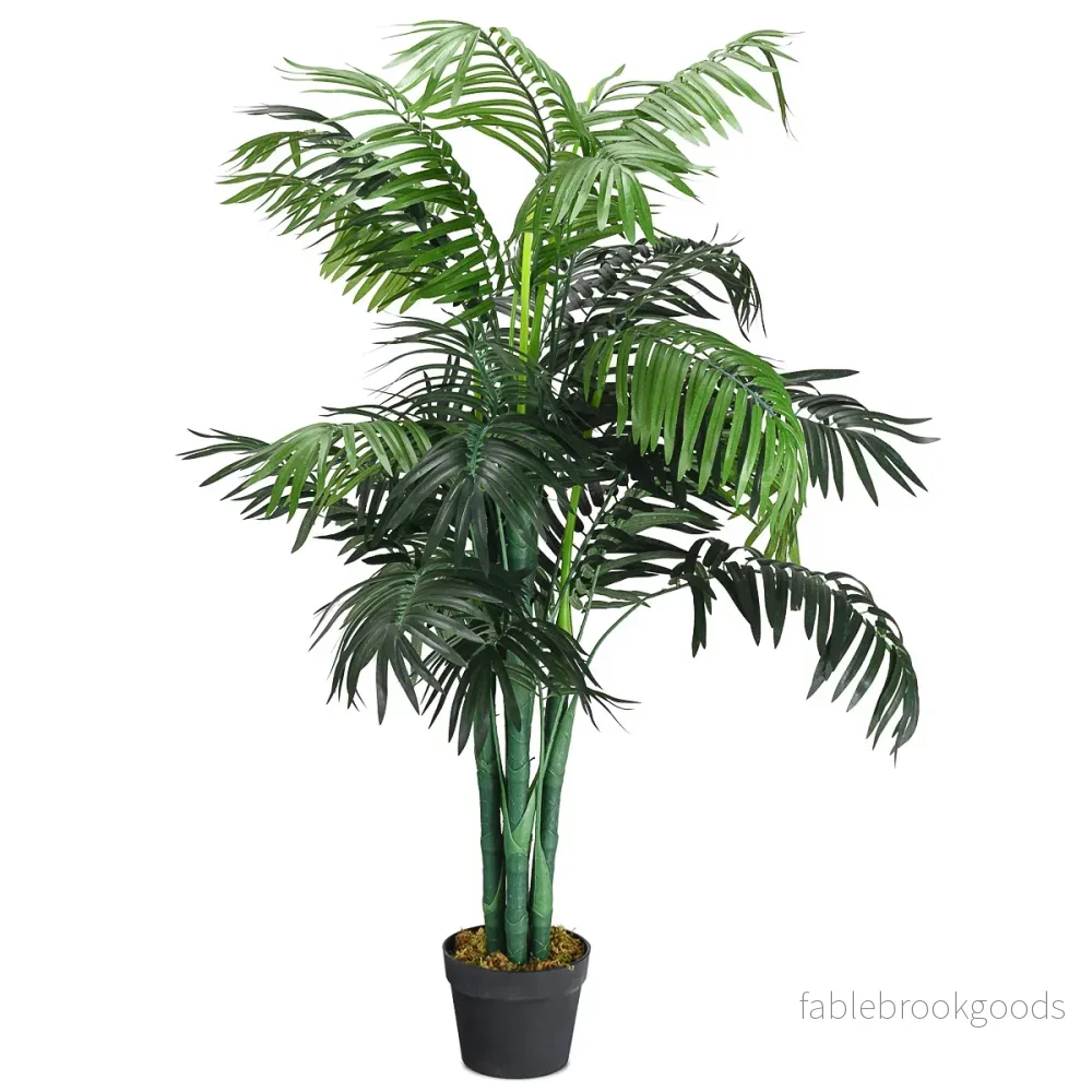 Konstgjord – växt användbar palm träd cm/150 cm – 110 110 cm – Grön - Bild 3