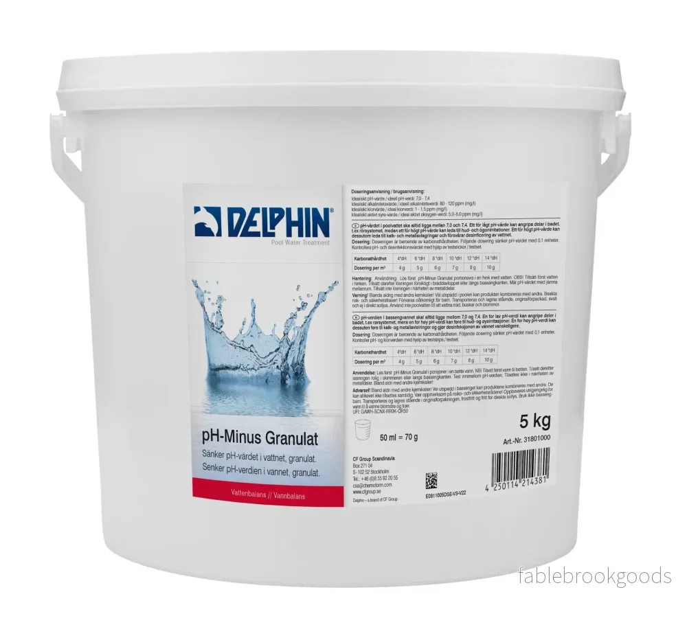 Poolkemi DELPHIN pH-minus granulat 5 kg - Bild 2