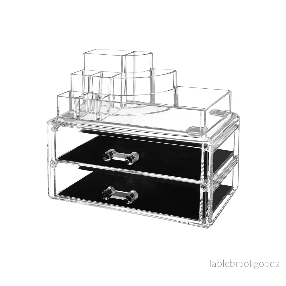 Sminkorganisator – kompakt och snygg – transparent - Bild 2