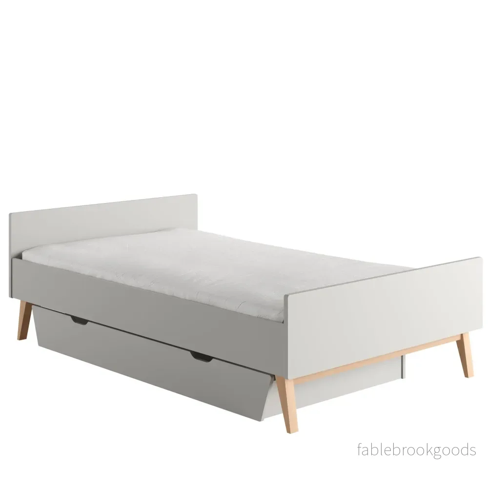 Sara under bed drawer to 200 x 90 cm and 200 x 120 cm grey color - Bild 3