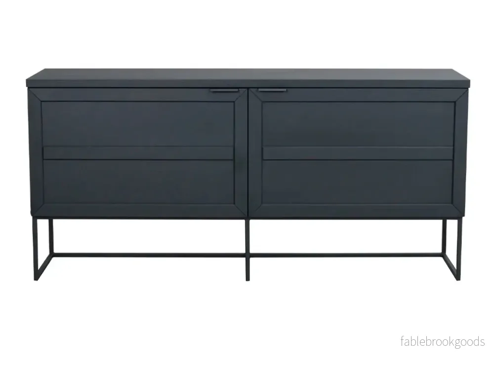 Everett – Sideboard Vitpigmenterad Svart Everett – Sideboard Vitpigmenterad Svart