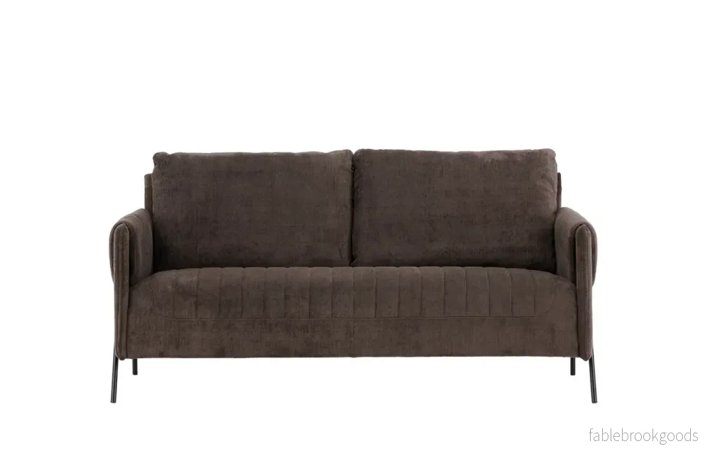 Indigo 2-sits soffa Brun | Venture home - Bild 2