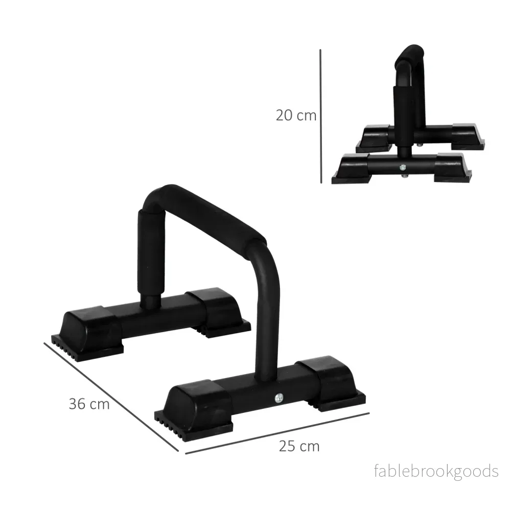 Halkfria push-up-stänger i stål med 2 st - Bild 3