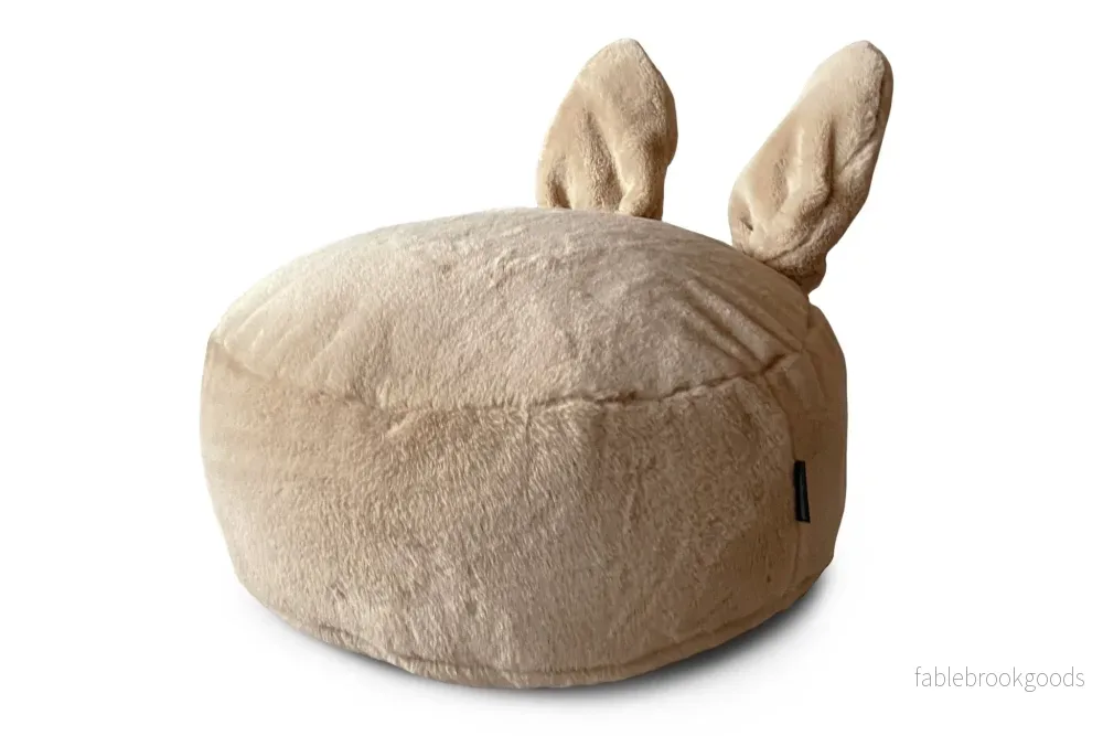 BUNNIE Pouf Bean Bag, Fur BUNNIE Pouf Bean Bag, Fur