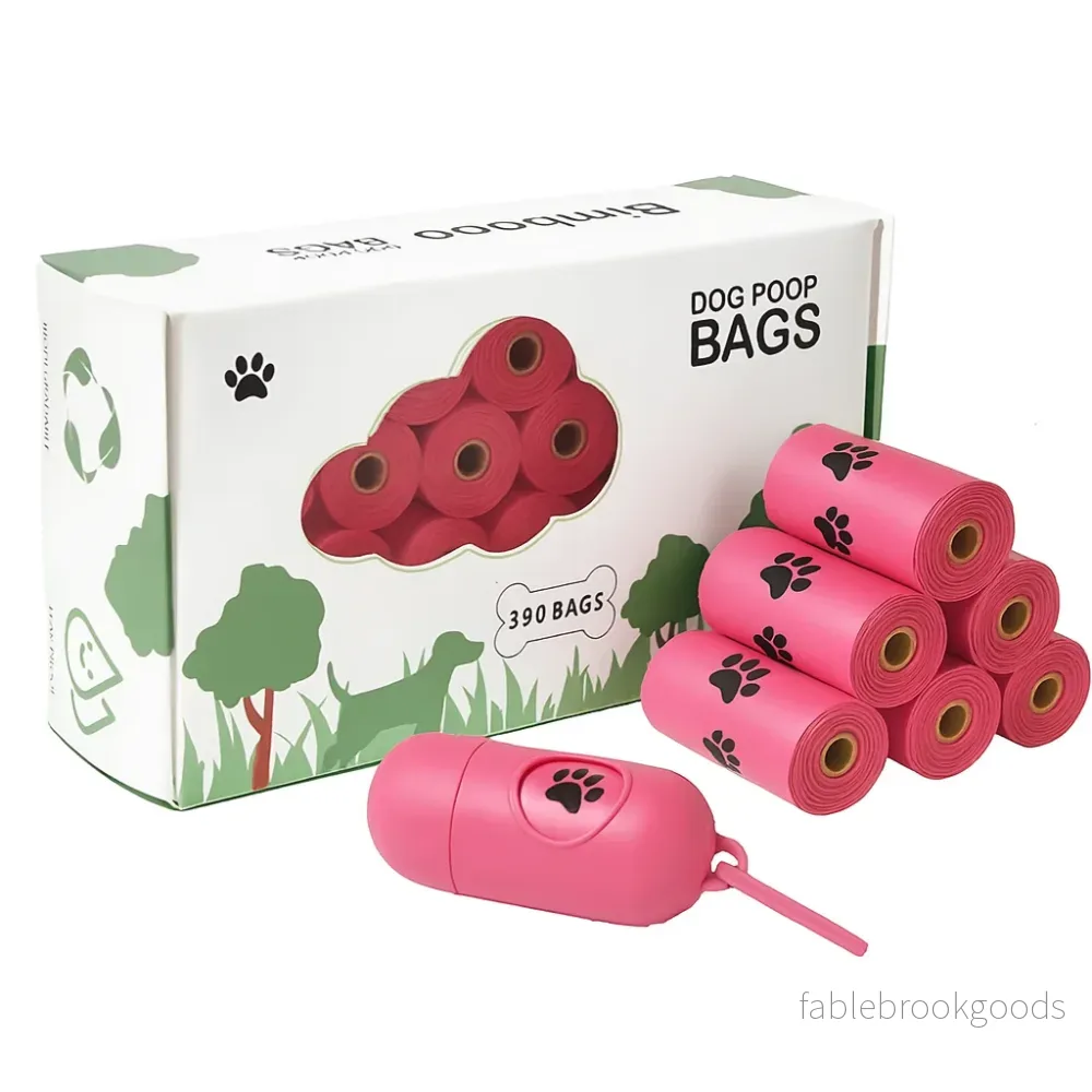 Hundbajspåsar Storpack - Kvartalspaket (390st) ink. påshållare - Bild 2