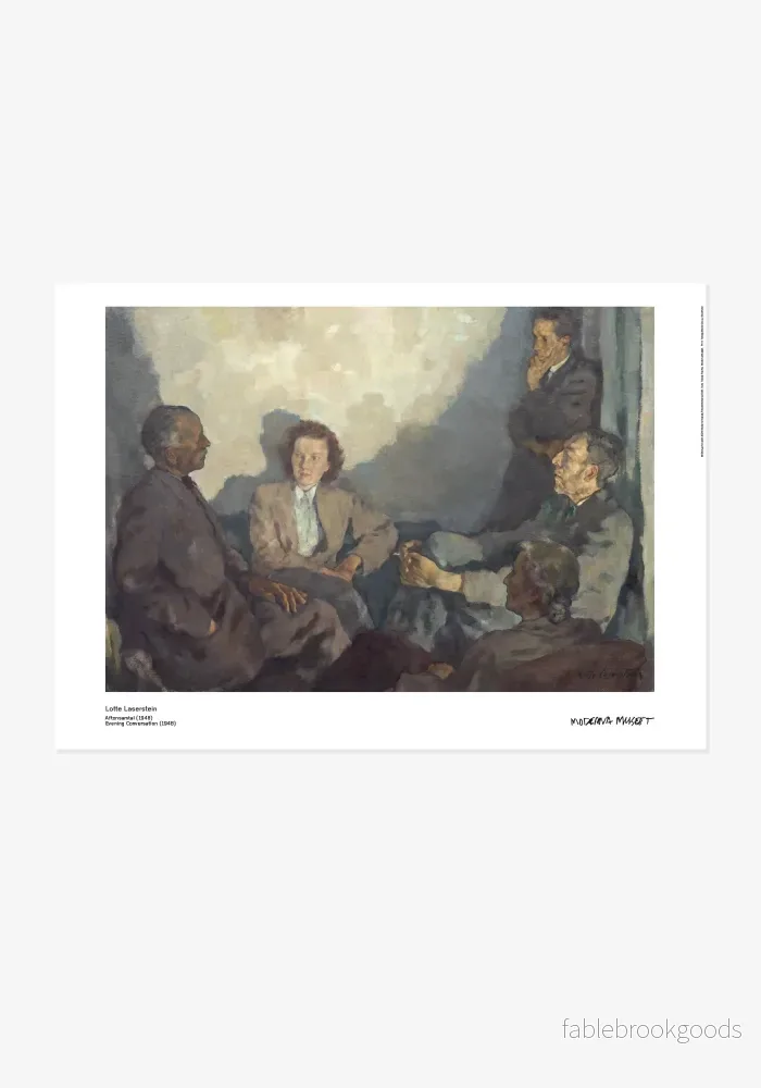Poster: Lotte Laserstein, Aftonsamtal