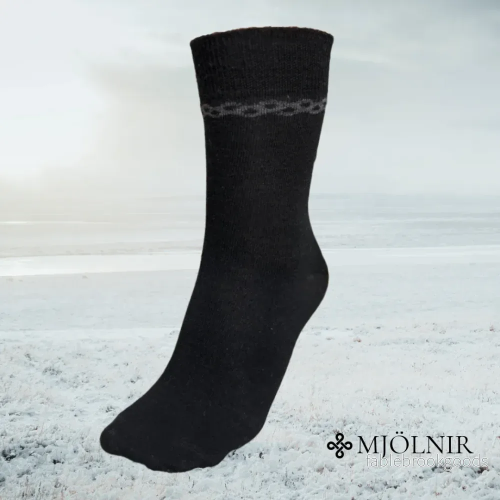 Ridstrumpa Mjölnir Merinoull Svart Låg modell Ridstrumpa Mjölnir Merinoull Svart Låg modell