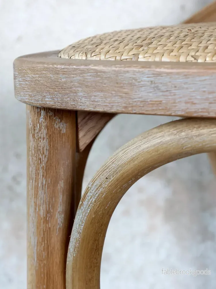 Fransk barstol i lantlig stil, set om 2 - Bild 3