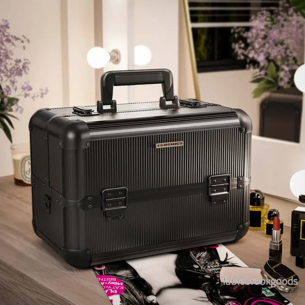 Make-up case-professional-svart - Bild 3