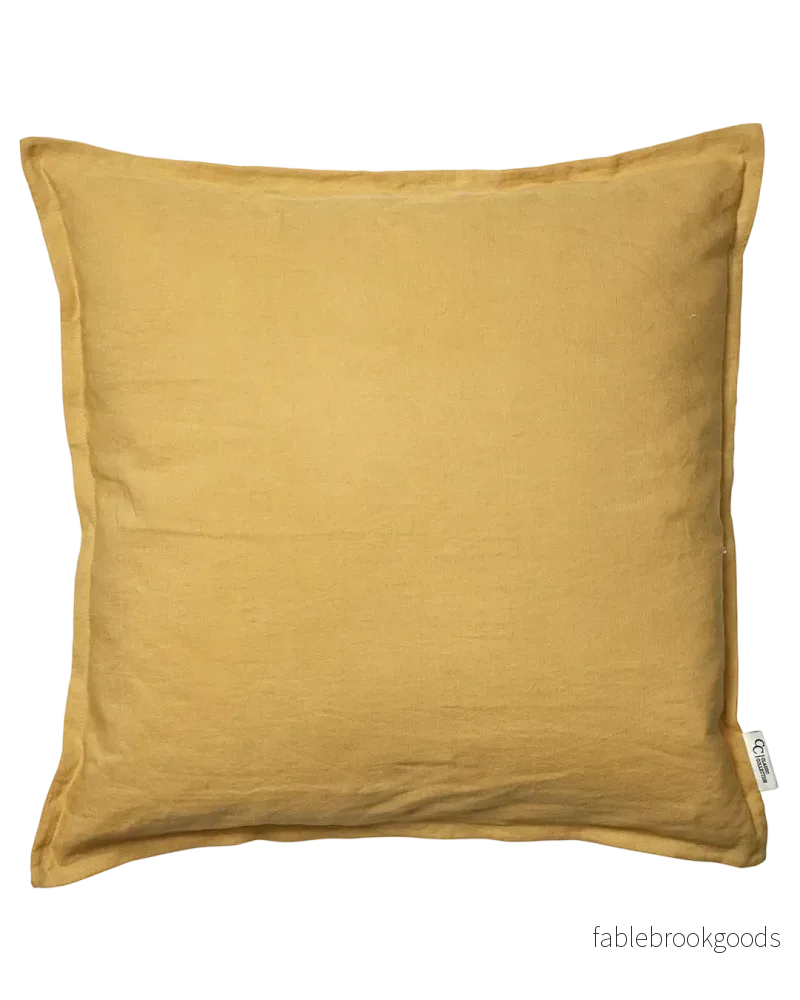 Kuddfodral Classic Linen Ockra Kuddfodral Classic Linen Ockra