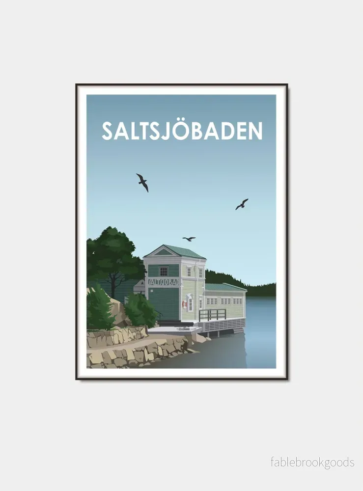 Saltsjöbaden poster Saltsjöbaden poster