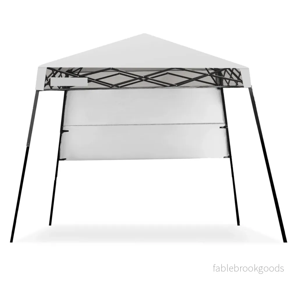 Trädgårdspaviljong – Trädgårdstält med väska Portabelt partytält – 181 x 181 x 210 cm – Vit - Bild 2