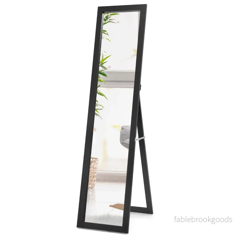 i – helspegel hellängdsspegel med träram – 2 1 37 x 155 cm – Svart - Bild 3