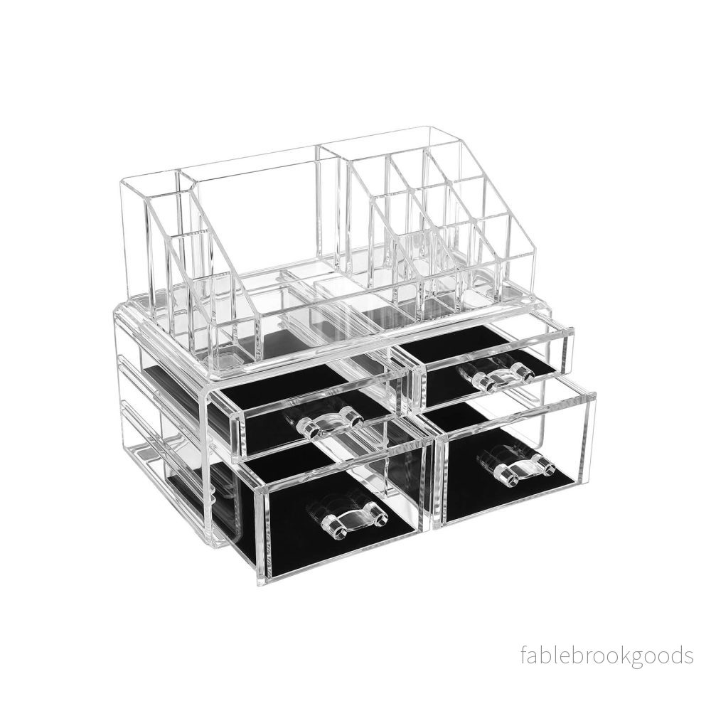 Make-Up Organizer-4 Drawers-Transparent - Bild 3